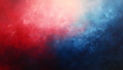 Fototapeta premium Abstract Red And Blue Painted Canvas Texture