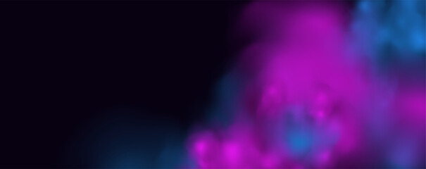  Atmospheric neon purple clouds.Magical fantasy smell of tobacco.Pink occult fog.Magic cigarette vapor.