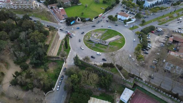 drone, vista a&eacute;rea predio moderno