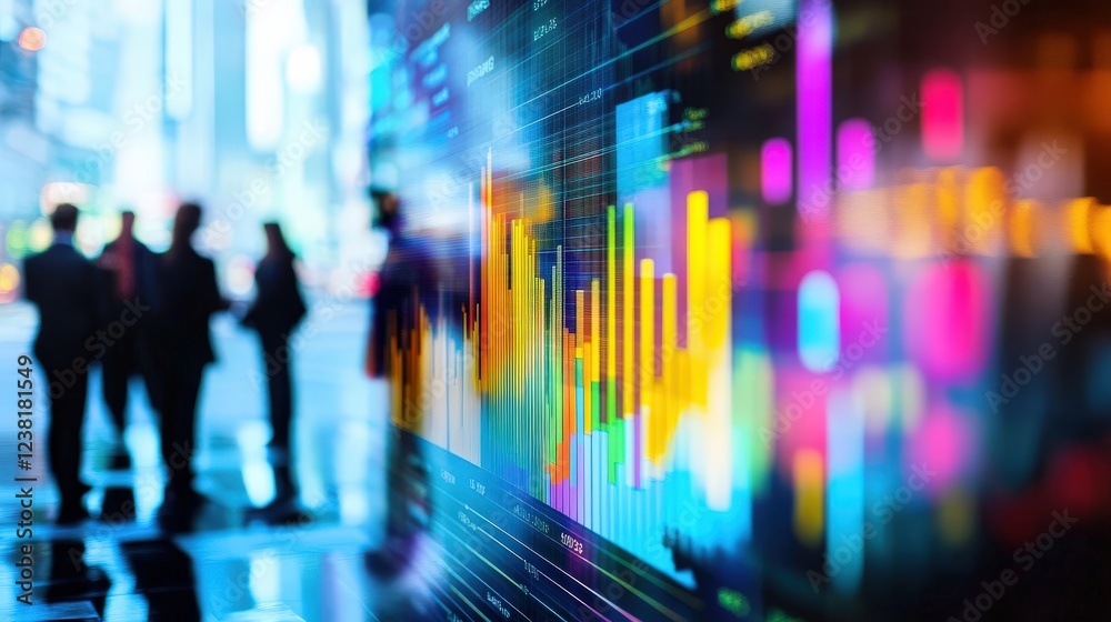 Poster big data analytics tool being used to analyze customer behavior, segmenting the audience based on va