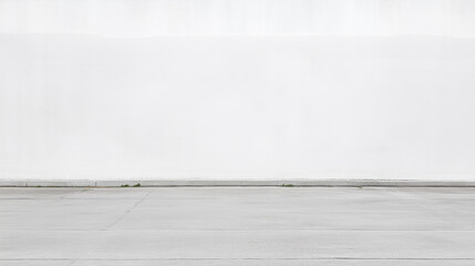 Minimalist Concrete and Wall: Clean and simple backdrop with textured concrete floor and smooth wall, offering a blank canvas for creative ideas.  