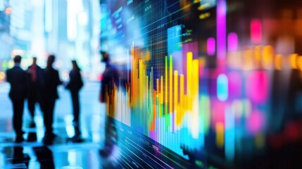 big data analytics tool being used to analyze customer behavior, segmenting the audience based on various demographics to tailor marketing efforts