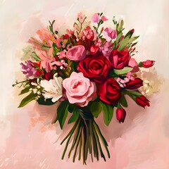 International Women's Day. Banner, flyer, beautiful postcard for March 8. Flowers and butterflies in the shape of the number eight on a pink background.