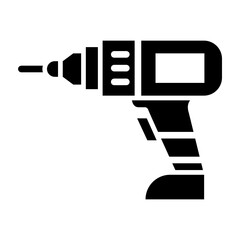 Drill Glyph Icon Design