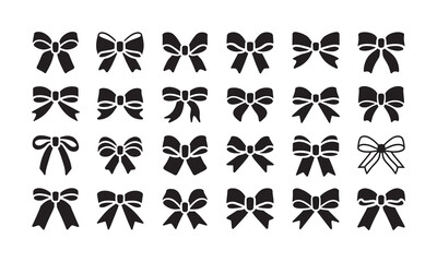  Illustration set of bow tie, Bows set isolated on background, Vector illustration Eps, Epş fıle, bow tie eps