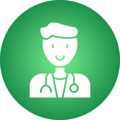 Doctor icon single vector illustration