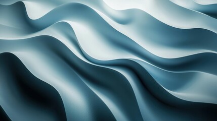 Obraz premium Abstract Waves of Soft Fabric in Gentle Flowing Patterns