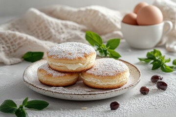 Happy Couple Installing Shelves in Custom-built Cupboard in Bright Kitchen - Teamwork and Laughter, Generative Ai. Beautiful simple AI generated image