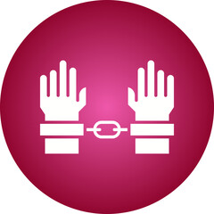 Obraz premium Slavery icon single vector illustration