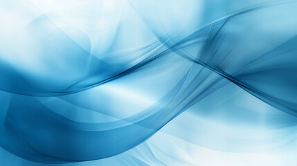 Obraz premium Abstract flowing blue wave background for corporate presentations, technology websites, business brochures, and professional digital designs