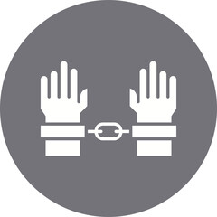 Obraz premium Slavery icon single vector illustration