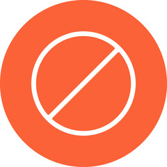 No free icon single vector illustration