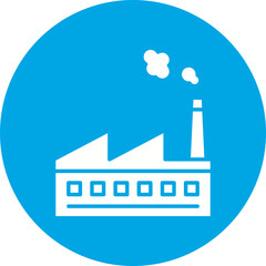 Factory icon single vector illustration
