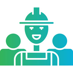 Workers icon single vector illustration