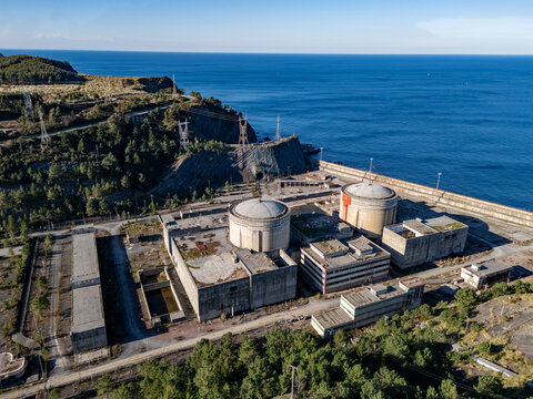 Abandoned Nuclear facility Lemoniz, Basque Country, Euskadi
