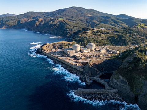 Abandoned Nuclear facility Lemoniz, Basque Country, Euskadi