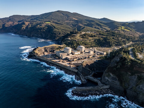 Abandoned Nuclear facility Lemoniz, Basque Country, Euskadi