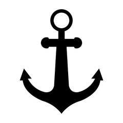 Anchor Glyph Icon Design