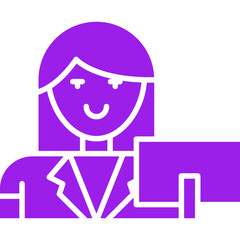 Cashier icon single vector illustration