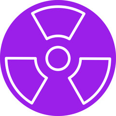 Hazard icon single vector illustration