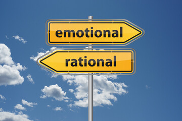 The dilemma between making choices rooted in emotional responses versus rational thought processes