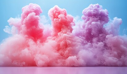 컬러 연기 스모그