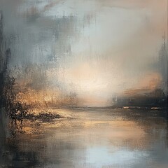 misty morning in the forest