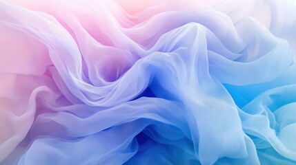 Obraz premium Colorful flowing textile fabric background.