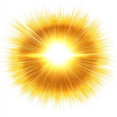 Obraz premium A vibrant explosion of golden light radiating outward, symbolizing energy and creativity. Perfect for visual storytelling and dynamic design elements.