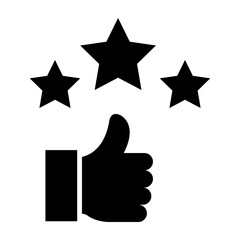 Feedback Glyph Icon Design