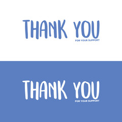 thank you, thanks for your support, thank you greeting card, thank you stock illustration.
handwritten thank you note vector
