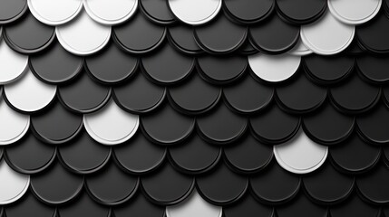 Abstract monochrome scale pattern background texture