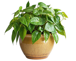 small office plant in ceramic pot adds refreshing touch to any workspace, enhancing atmosphere with its vibrant green leaves and natural beauty