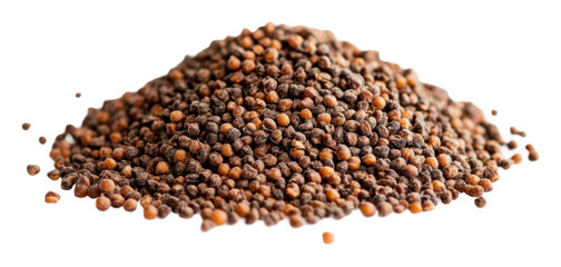 Naklejka premium PNG Seeds piled on a surface ready for planting