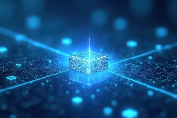Obraz premium Quantum metrology laboratory developing next-generation measurement techniques using superconducting sensors and quantum noise reduction methods