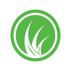 aloe vera logo and vector template