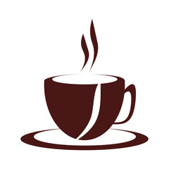 coffe cup icon vector illustration template design