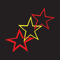 Obraz premium Star icon Template