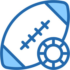 Vector Icon American Football, Sport, Equipment, Team Sport, Betting