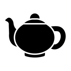 Kettle Glyph Icon Design