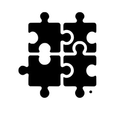 Interlocking Puzzle Pieces: Teamwork, Strategy, and Problem-Solving Concept