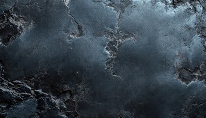 Dark cracked concrete surface with natural texture and weathered patterns