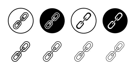 Backlink icon Vector logo outline