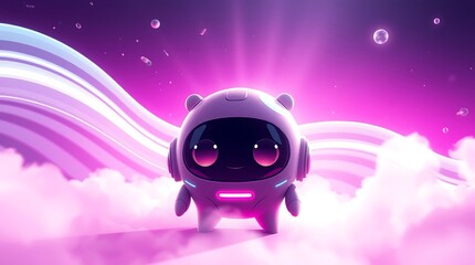 Vibrant Multicolored Abstract Background with Dynamic Patterns and Shapes