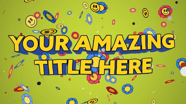 Happy Flower Power 60s & 70s Title Intro