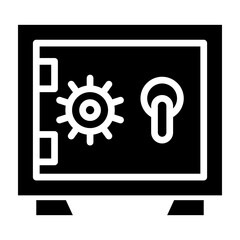 Safebox Glyph Icon Design