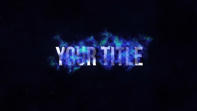 Magic Particles Mysterious Title Intro