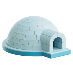 Igloo 3d Illustration © Aga Arsari