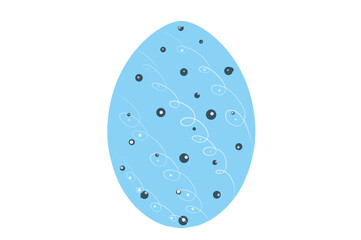 Happy Easter.Set of Easter eggs with different textures on breakthrough background.Spring holiday. Illustration isolated. Happy easter eggs. Filename PNG