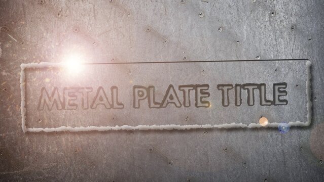 Cutting Metal Welding Title Intro
